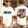 One Piece Anime T-Shirt für Herren mit Aufdruck von Roronoa Zoro, Jungen, Kindern, Harajuku, Kurzarm, Luffy-T-Shirt, Bekleidung
