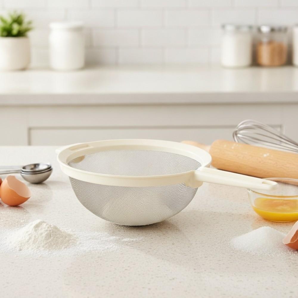 Handheld Flour Sifter Set Fine Mesh Kitchen Strainer Kitchen Filter Flour Sieve Juice