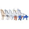 Desktop Decorative Crystals Glass Wolf Figurine Howlings Wolf Statue for Collectors Gift Giving