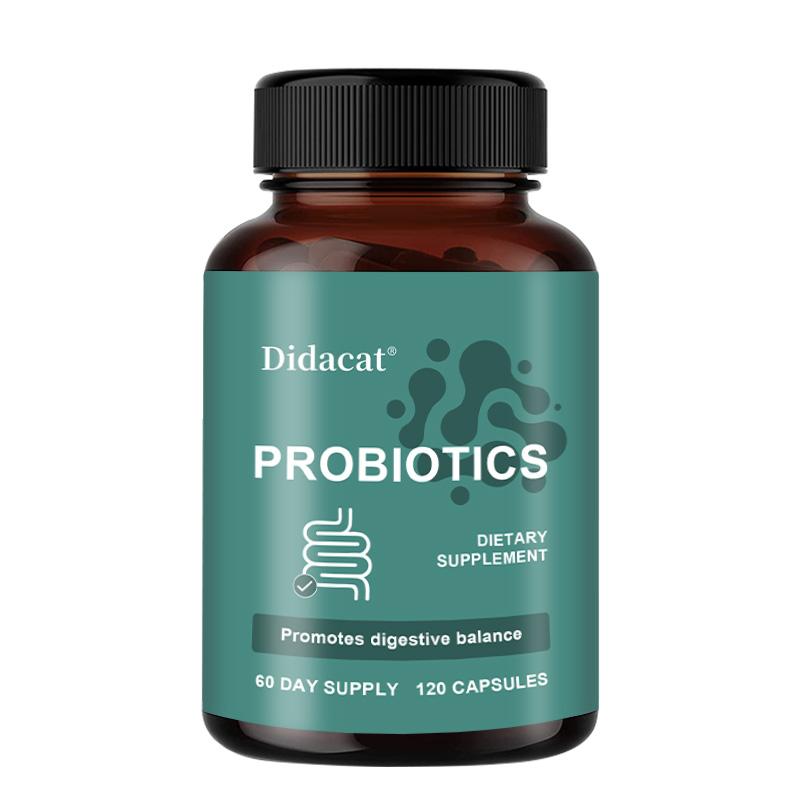 Probiotics 120 Capsules Dietary Supplement for Digestive Balance Support 120PCS