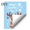 Removable Winter Stickers for Kids Christmas Window Stickers, Static PVC Decals with Santa Claus Reindeer Snowman Cheerful Seasonal Glass Patterns,