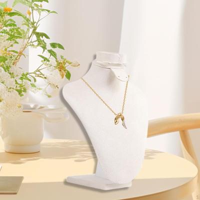 Schmuckständer Halter Dekoration Stilvoller Halsketten Büsten Organizer für Arbeitsplatte Schminktisch