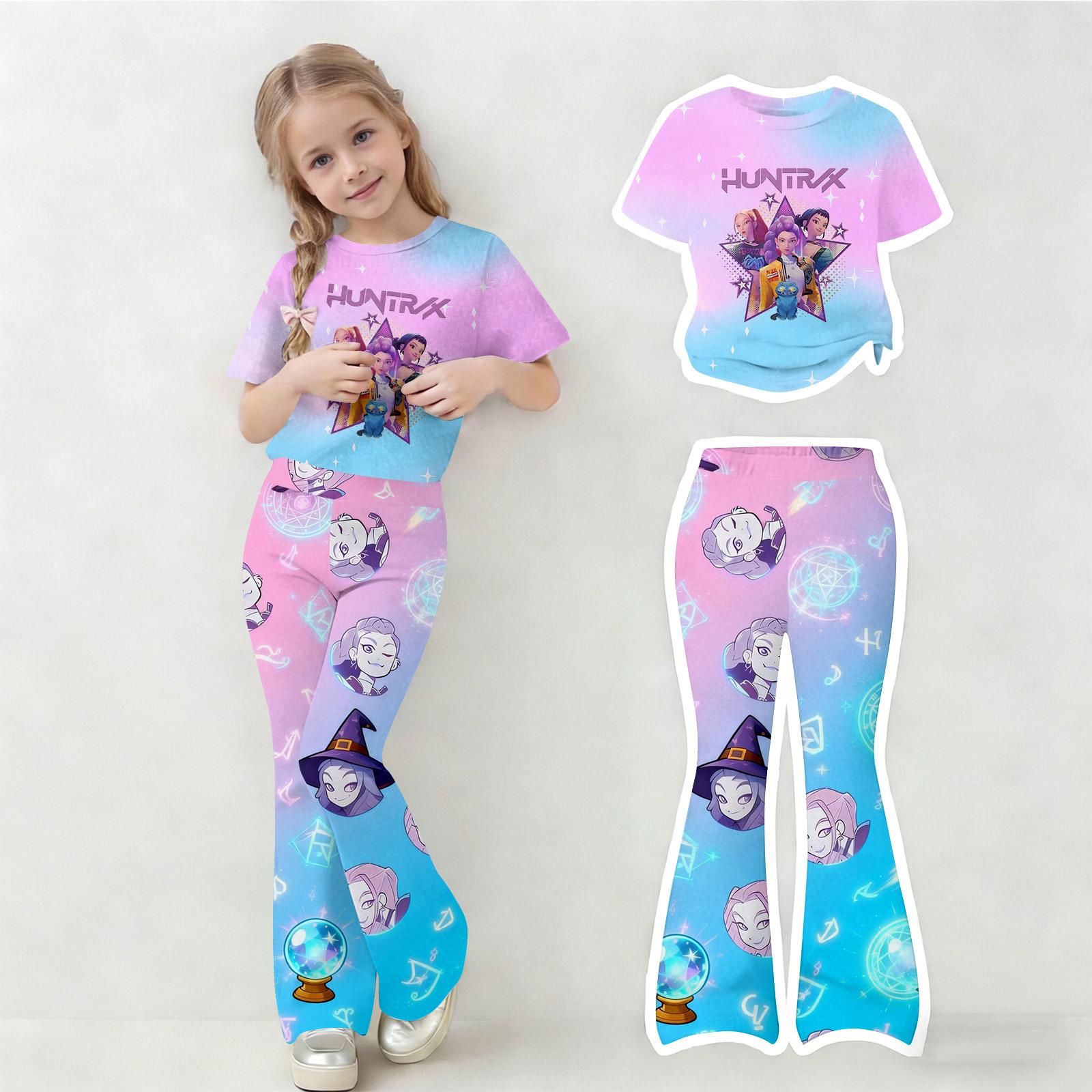 

Комплект одежды для новорожденных девочек и мальчиков, свободная футболка с принтом и штаны 100 синий