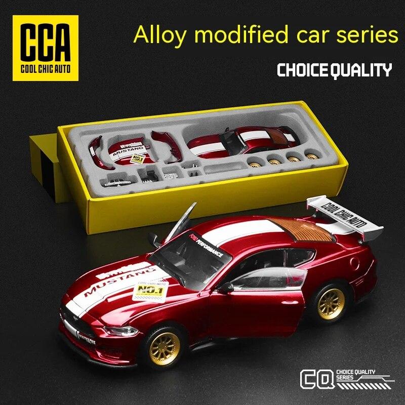 

DIY Customizable 1:43 Scale Ford Mustang Alloy Car Model Kit - Unique Racing Car Collectible for Hobbyists & Enthusiasts жовтий