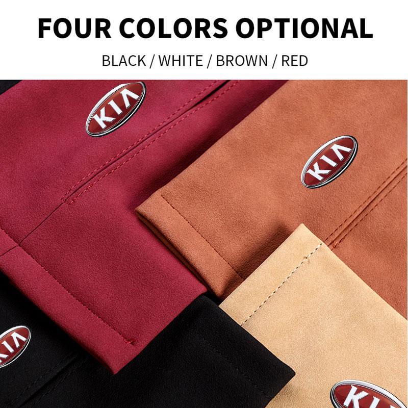2026 Hot Car Sticker 1Pcs Car Sun Visor Seat Back Interior Leather Car Tissue Box For KIA Ceed Rio Sportage R K3 K4 K5 K6 Ceed S