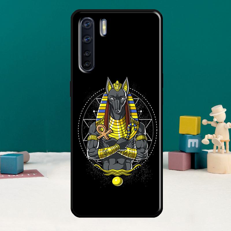 

Egypt Nefertiti Anubis Ankh Phone Case For Oppo A15 A74 A94 A54 A18 A38 A58 A78 A98 A40 A60 A80 A16 A76 A96 A57S A17 A77 OPPO A91