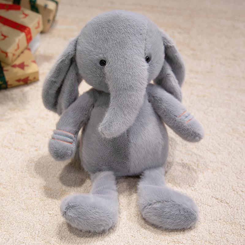Cute Baby Elephant Doll Plush Toy Elephant Doll Child Soothing Doll Girl Birthday Gift Sleeping Pillow