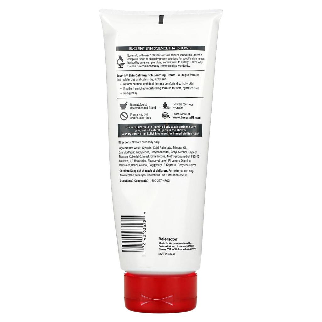 Skin Soothing Cream, Dry, Itchy Skin, Fragrance Free, 396G(14Oz)