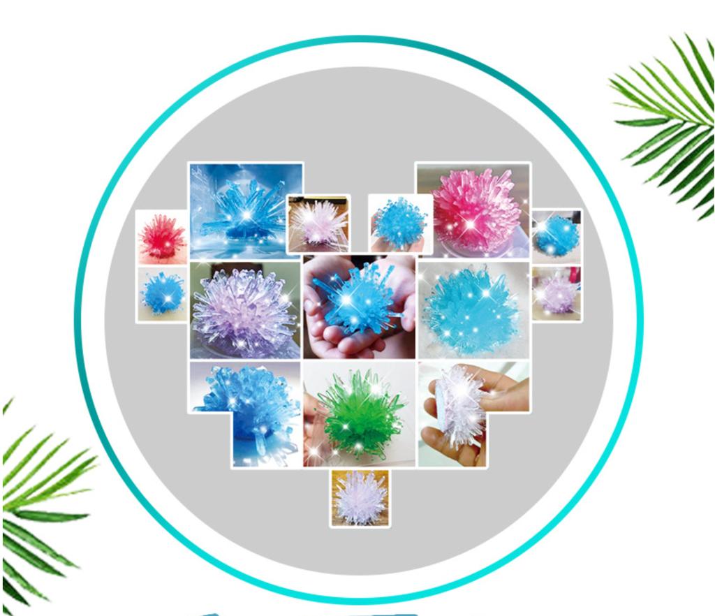 Crystal Growing Model, Science Kit, A Variety of Colors of Crystal Selection, Educational STEM Toys, Gifts for Boys and Girls