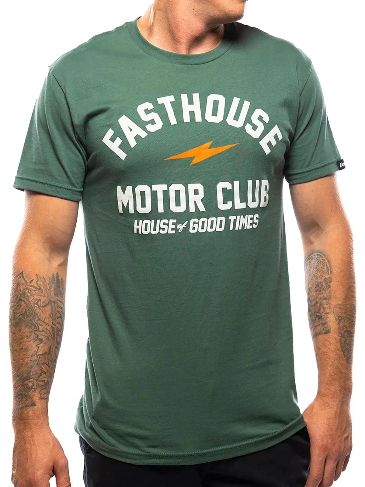 Fasthouse Men s Mallet Short Sleeve Motocross T-shirt Motor Club Good Times Tee XL