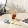 2Pcs Tanghulu Shape Tea Leaf Filter with Straws Funny Tea Maker Durable Teapot Sieve  Kitchen
