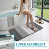 Bath Mat Set 40x60cm and 50x80cm Extra Soft Absorbent Microfiber Non-Slip Washable Rugs for Shower Floor Bathmat Bathroom Decor