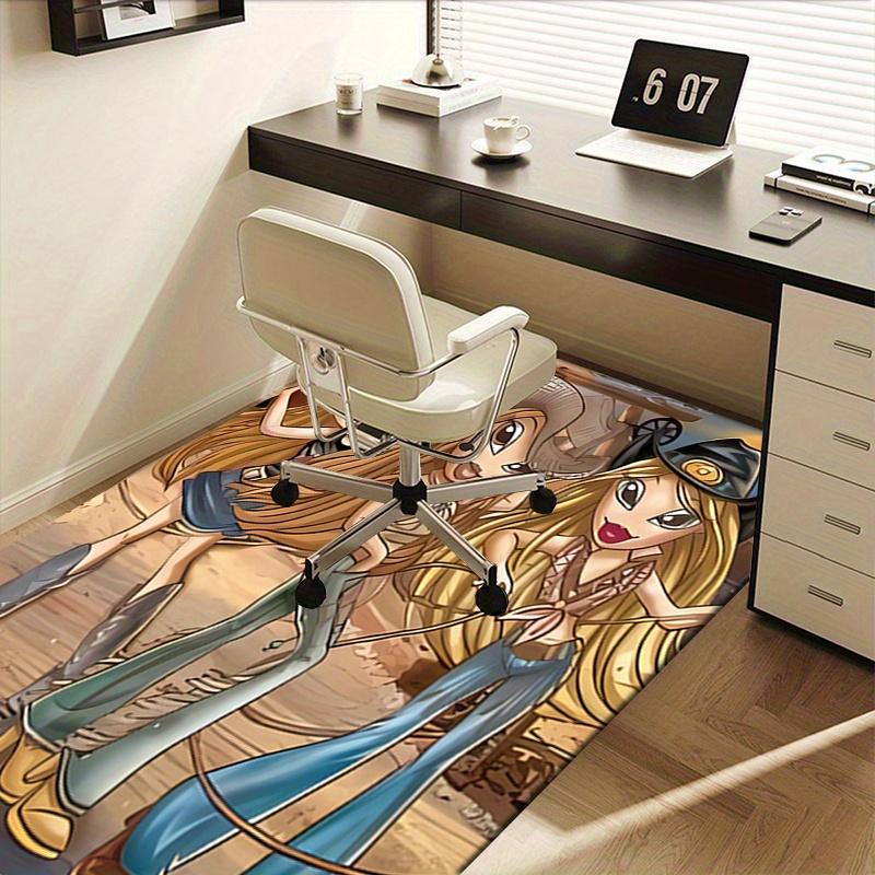 1pc Cowgirl,Western,Bratz Office Carpet Soft Polyester Entrance Carpet Washable Non slip Machine Was