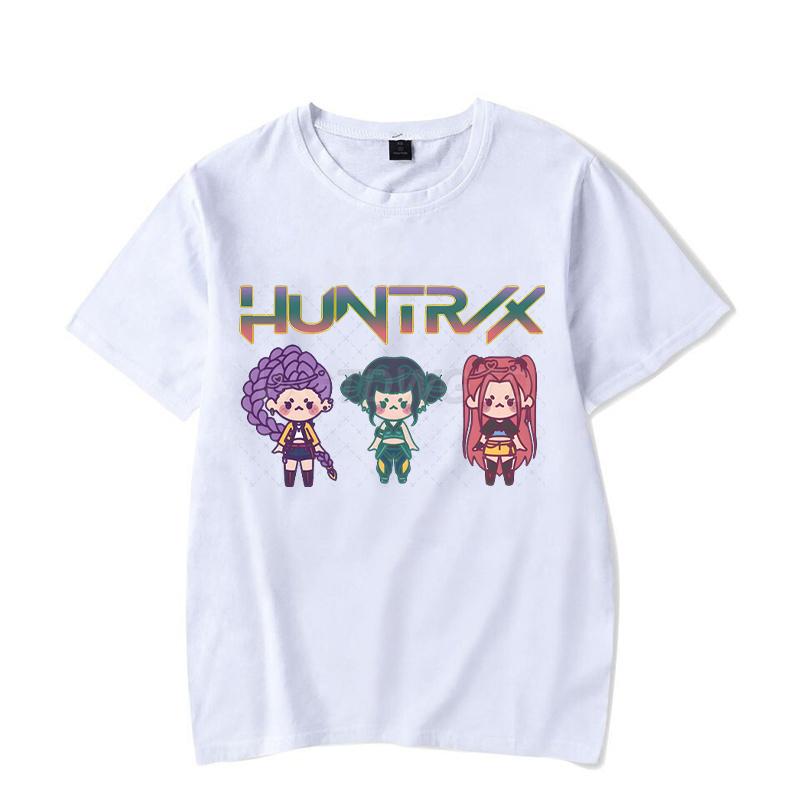 Rumi KPop Lovci démonů Anime Tričko Hip Hopová trička Dárek pro muže ženy Móda KPop Lovci démonů Korejská Ulzzang trička