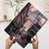 Seoul Street Scene With Buildings Poster Customized Vintage Metal Signs Wall Art Retro Tin Plaque for Desk Decor Decoration Home