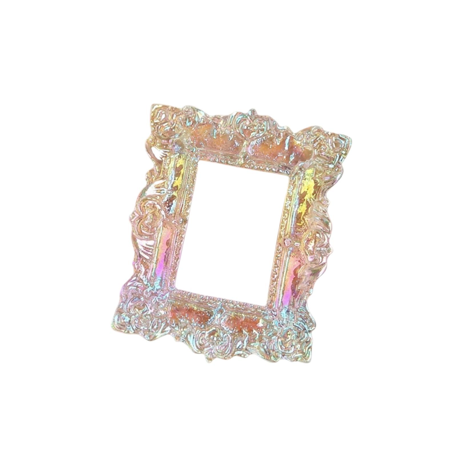 Винтажная тисненая маленькая рамка для фото, декоративная окантовка