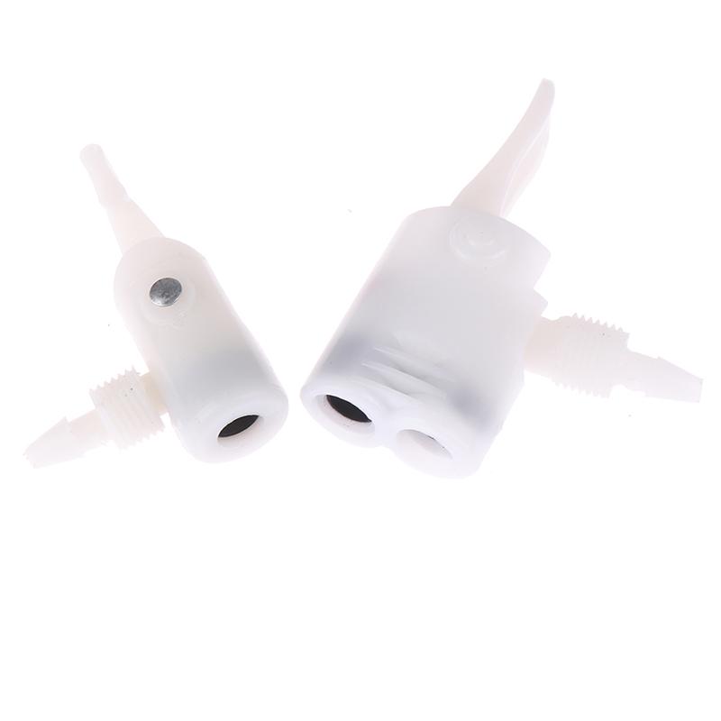1Pc Bicycle Pump Nozzle Hose Adapter Double/Single Head Pumping Valve Converter