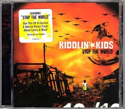 CD RIDDLIN' KIDS - Stop The World CK90676 Aware Records,  2004 US Rock Used