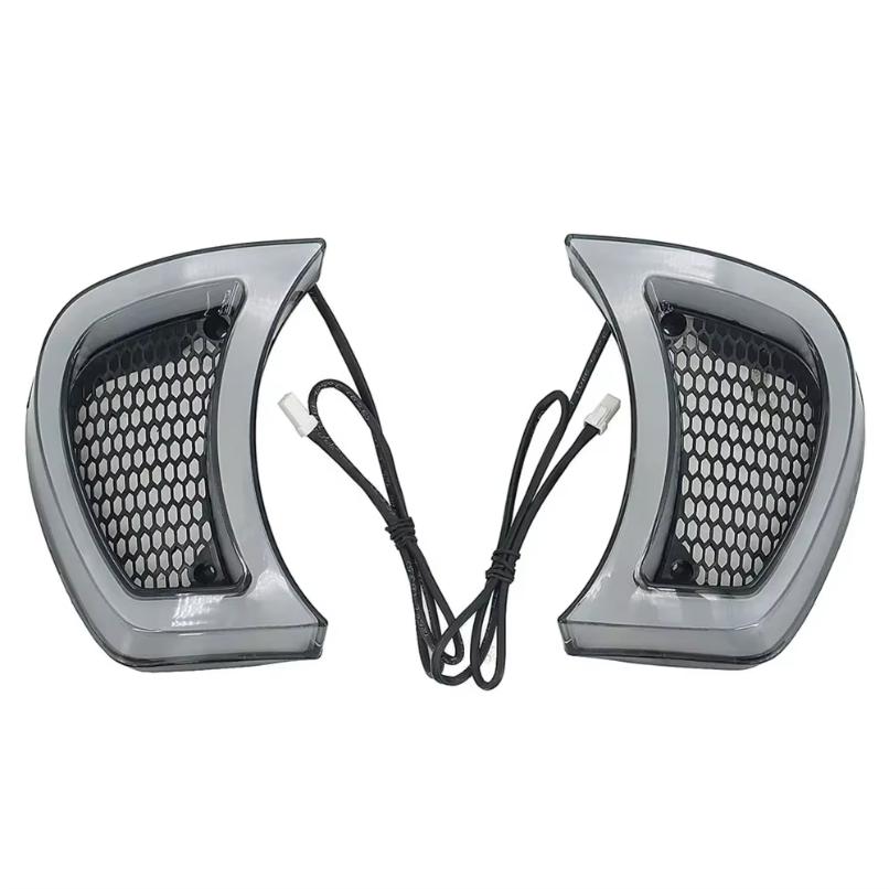 Motorcycle Tracer Headlight Vent Accent LED Indicator Lights For Harley Road Glide 2015 2016 2017 2018