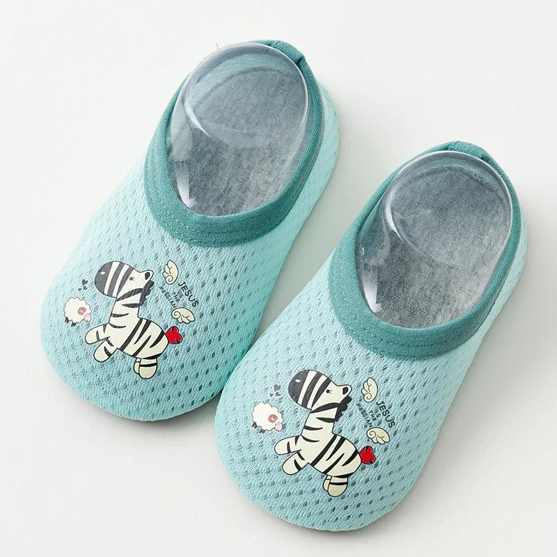 Vară plasă subțire piscină plajă șosete anti-alunecare drăguț animal din desene animate podea pantofi de apă pentru interior în aer liber surf papuci desculți