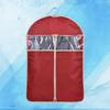 Dark Red Garment Dust Cover Suit Storage Bag Clothes Protector Organizer Case Size -Resistant Non-Woven Fabric
