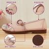 New cloth shoes flat-soled mother shoes ethnic style soft-soled comfortable embroidered shoes Hanfu shoes