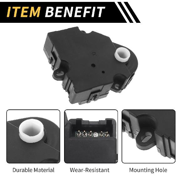 HVAC Air Door Actuator Heater Blend Door Actuator for Buick LeSabre 2000-2005 for Buick Riviera 1995-1999 AC Heater Actuator No.604106/52402612