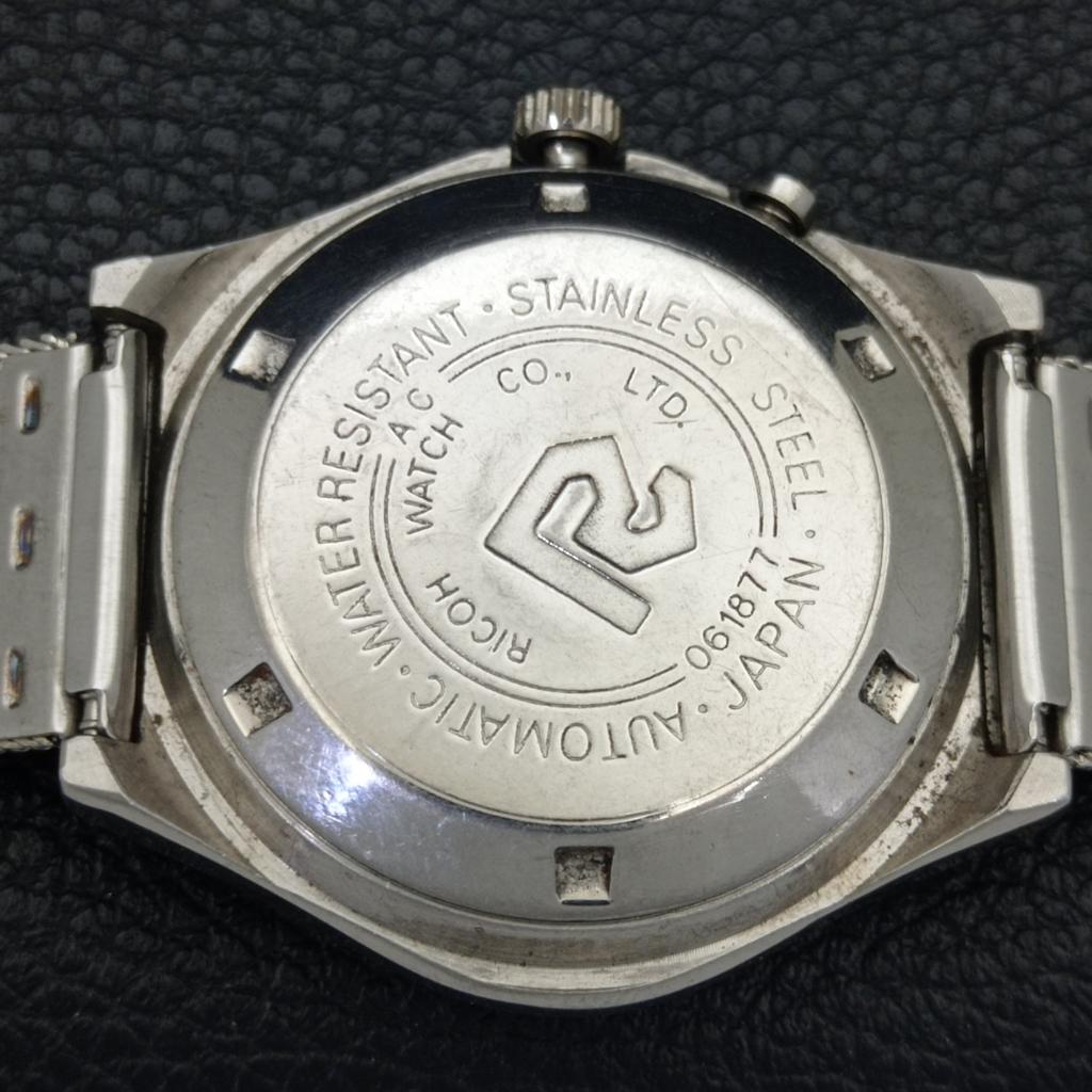 VINTAGE RICOH R31 AUTOMATIC JAPAN MENS ORIGINAL DIAL WATCH a701962-5 R207-a701962
