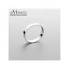 Emanco Minimalist Plain Aperture Titanium Steel Ring Fashion Fashion Light Luxury Minority Couple Ring Men's Bracelet