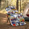 Cute Cars Theme Printed Blanket - Perfect for Couch, Bed, Travel & Outdoor Use | Machine Washable, Cozy & Durable.