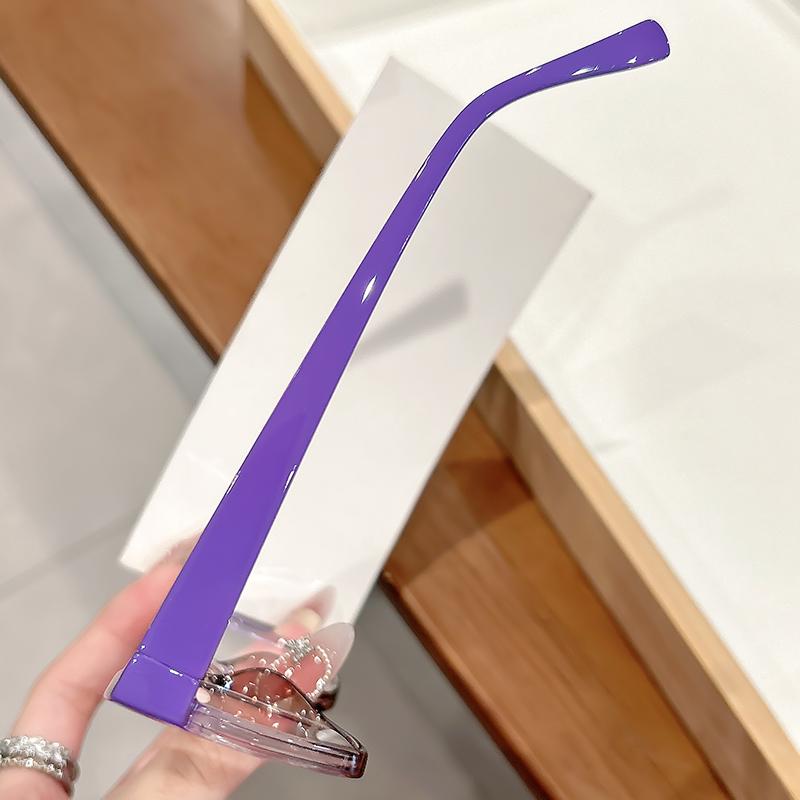 New Retro Classic Square-Framed Reading Glasses With Gradient Color Matching Trendy And Fashionable Reading Glasses