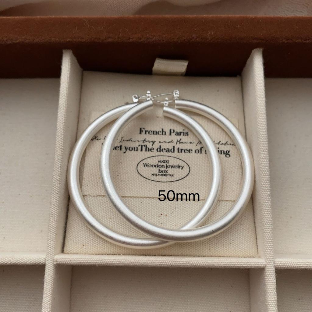 Cold Wind, Simple And Bold Large Circle Earrings, Earrings, Fashion Sense, Commuter Classic Earrings, Versatile Personality