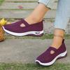 Fashion Women's Summer Sports Shoes, Simple Single-color Shoes, Solid-color Mom Shoes Series of Casual Sports Shoes