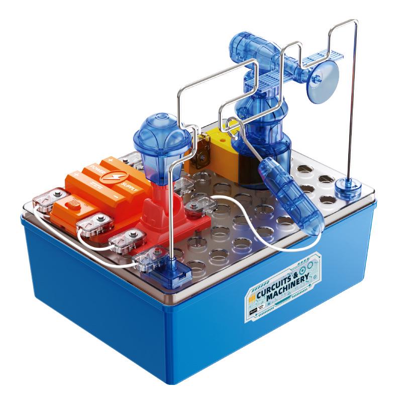 Kids' Science and Education Electronic Building Blocks Circuit Experiment Toy Set - Educational Physics Gift for Students