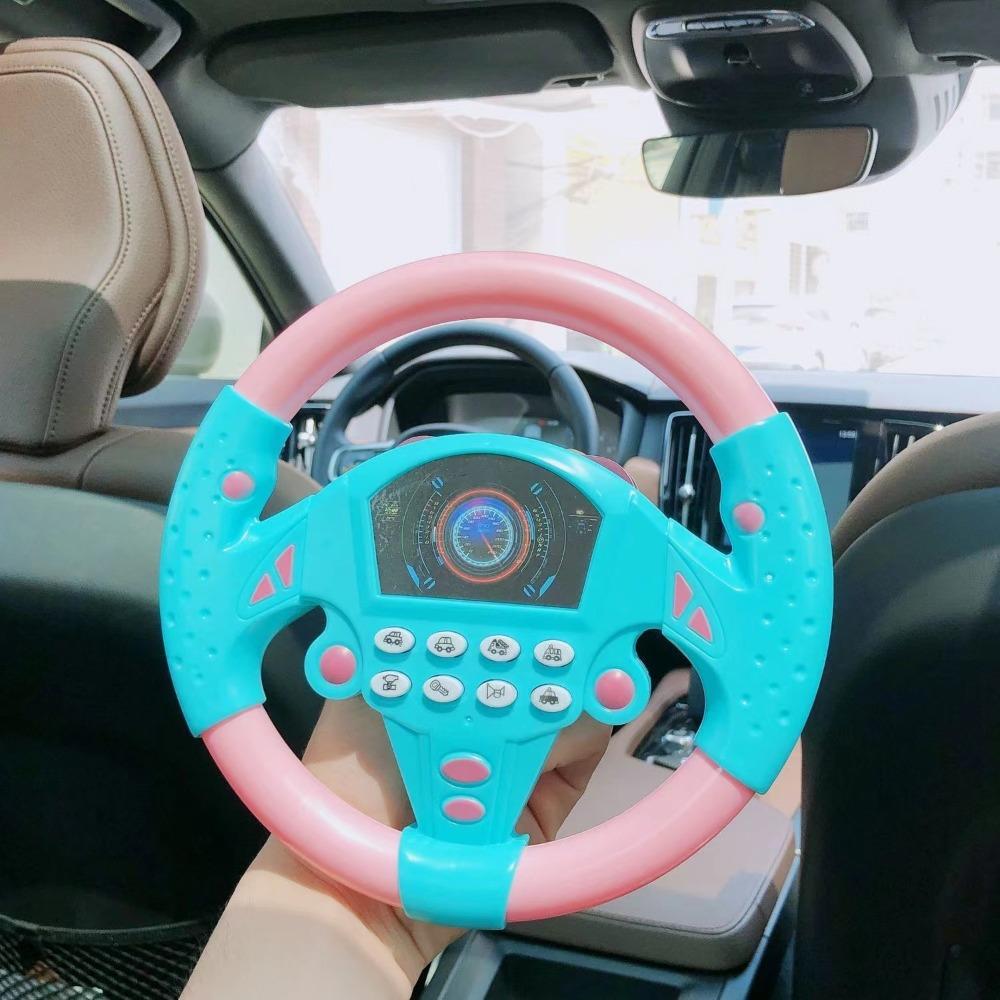 360 ° Rotation Simulation Steering Wheel Toys Simulate Driving Car Toy  Children Gift