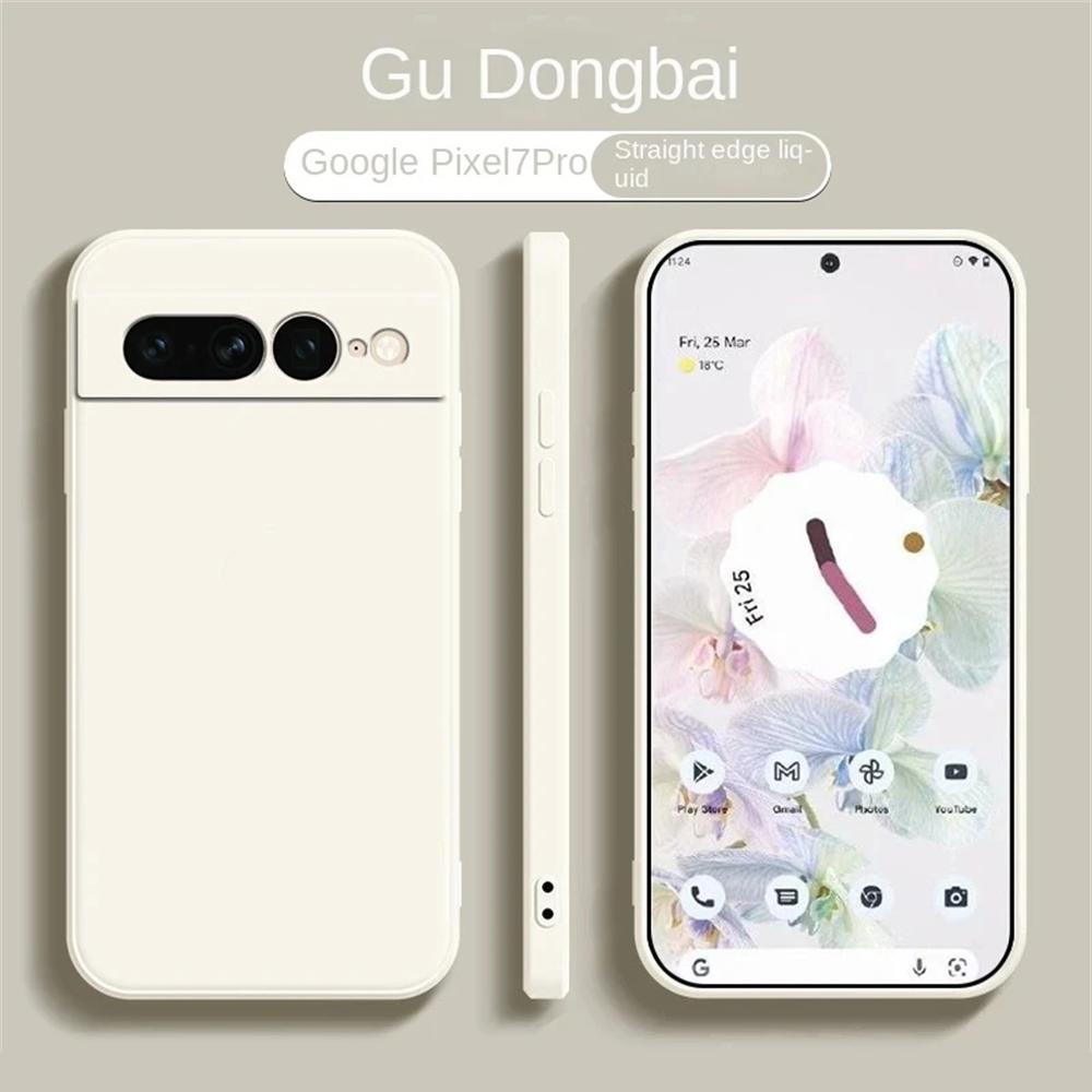 Für Google Pixel 10 9 8 Pro XL 8A 7 7A 6 6A Flüssigsilikon Handyhülle Kabelloses Laden Stoßfest Schutzhülle Rückseite