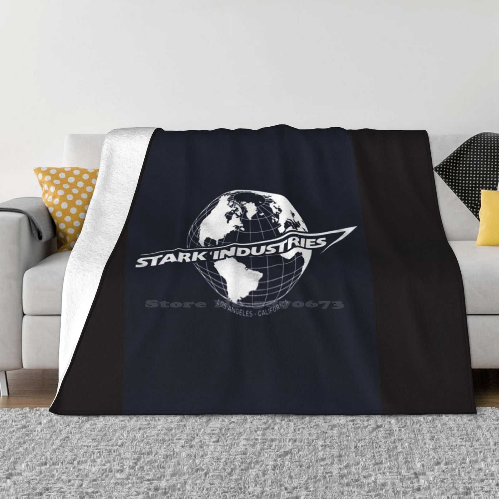 Stark Industries Logo Trend Style Funny Fashion Soft Blanket Stark Industries Logo 30x40in