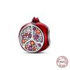 Compatible With Authentic Bangle Bracelets Zircon Owl Glow Firefly Starmoon Copper Charm Bead Charms Do It Yourself Womens BirthdayJewelry Gift