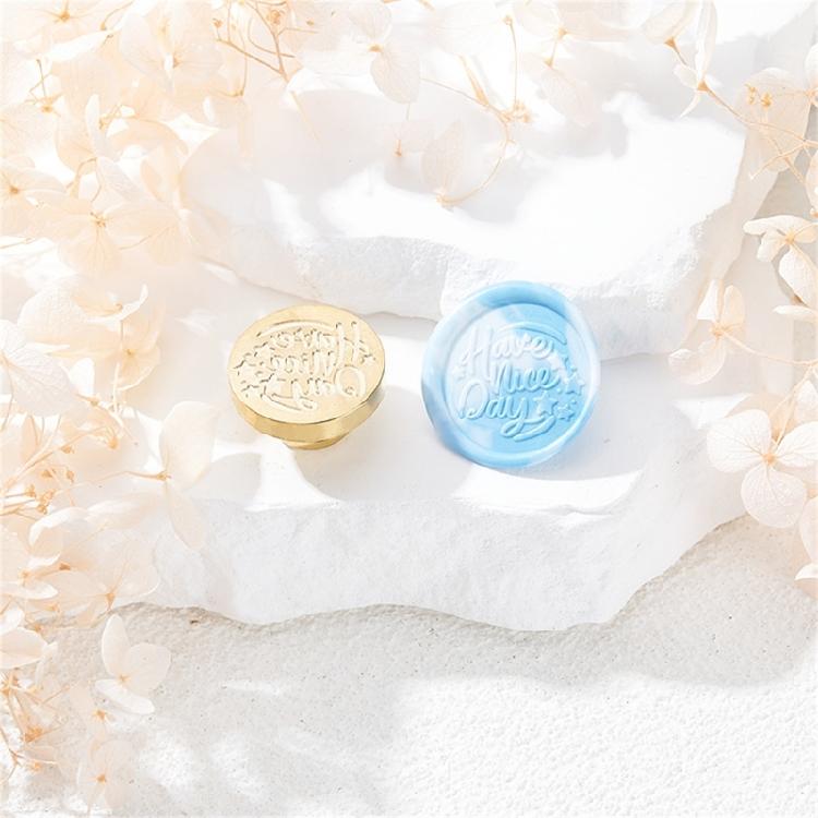 Sealing Wax Stamp English Series Wax Seal Stamp for Gift Wrap Scrapbooking Decor