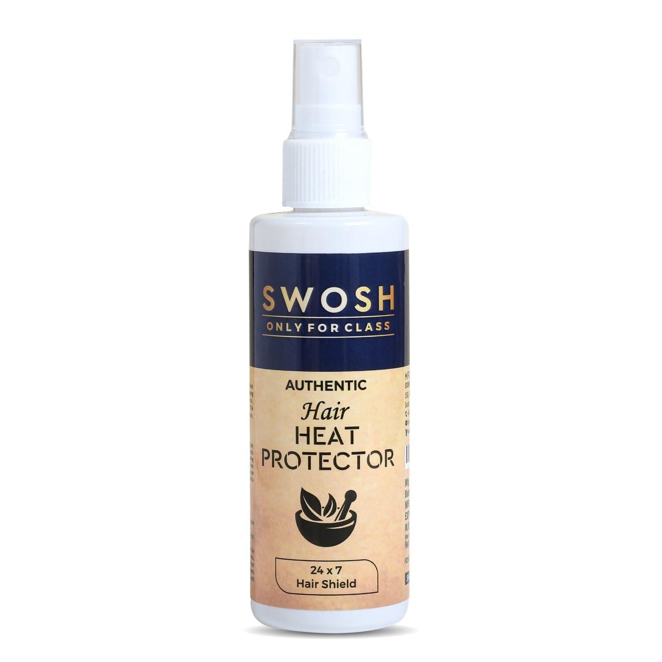 Термозащитный спрей для волос (100 мл), Hair Heat Protector Spray,  Swosh