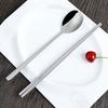 Tableware Set 304 Stainless Steel Korean Tableware Set Camping Cutlery Chopsticks Tableware Luxury Tableware Set
