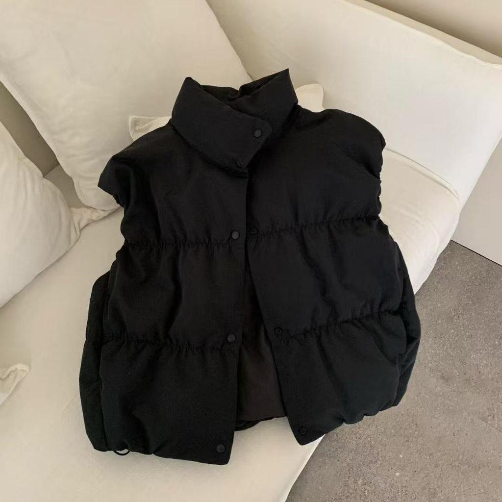 Women's 90% White Duck Down Vest - 2025 Autumn/Winter Loose, Versatile, Sleeveless Gilet for Students