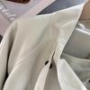 Beige High-End Women's Loose Trench Coat - 2025 Spring/Autumn Fashionable Overcoat
