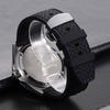 20mm 22mm Silicone Strap Waterproof Soft Rubber Watch Band Breathable Bracelet Universal Replacement Wristband Butterfly Buckle