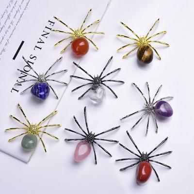 Forme d'araignée Miniatures d'araignée Araignée en cristal Artisanat en cristal Ornements d'araignée Décorations de fête