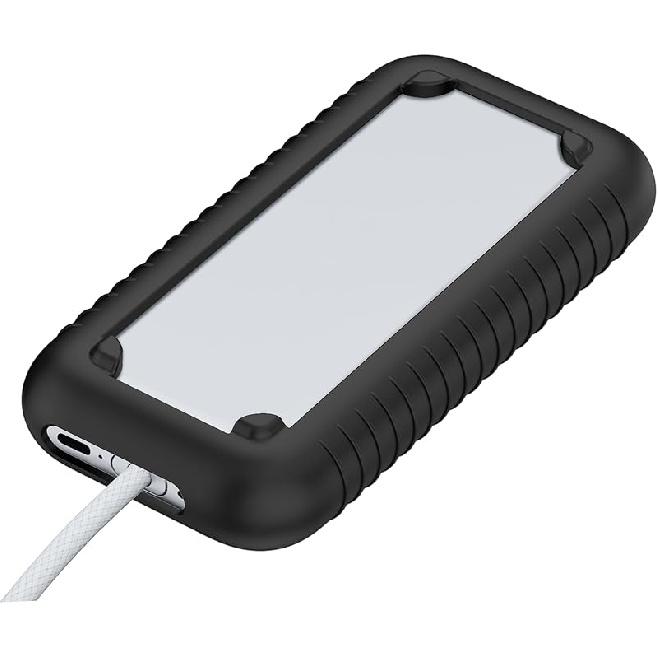 AWINNER Compatible for Apple Vision Pro Battery Case, Silicone Protective Cover, Anti-Scratch, Fall-Proof, Soft Case (Black) чёрный