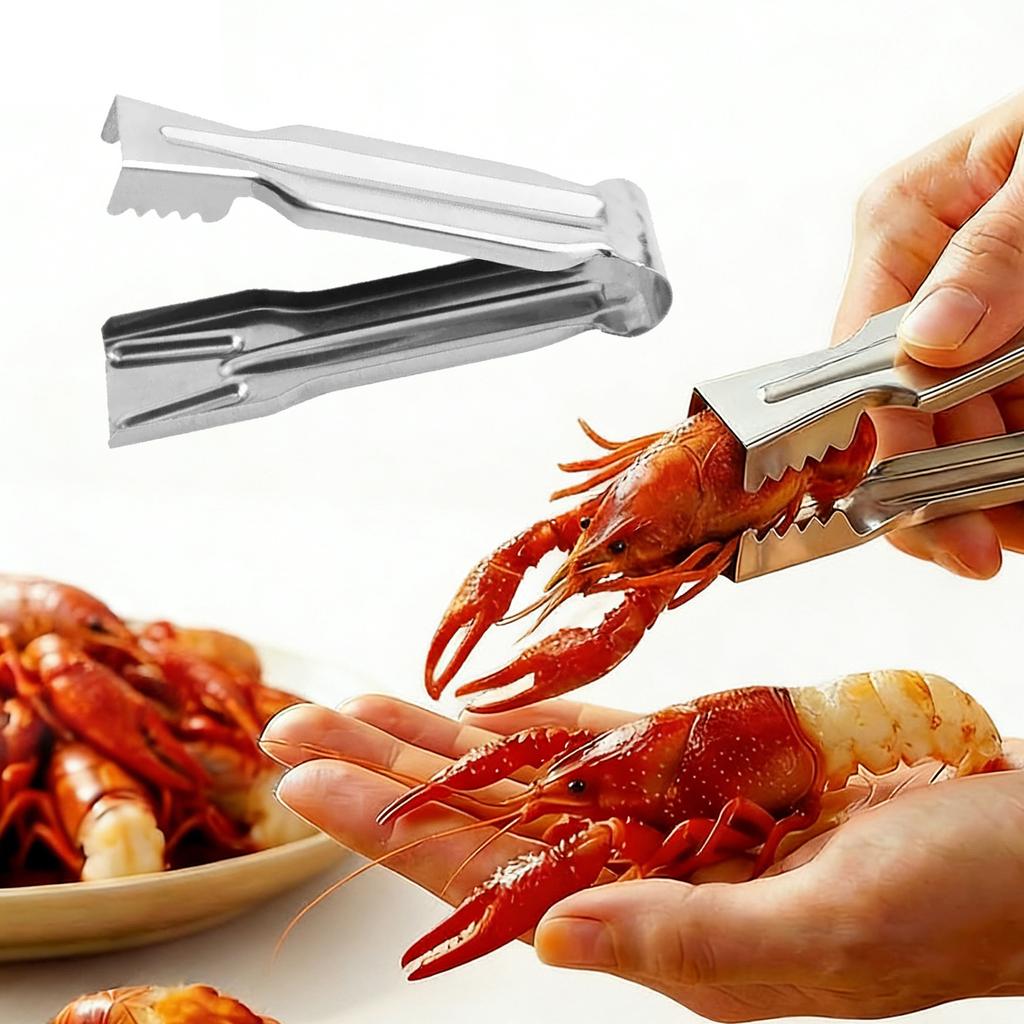 3 Pack Stainless Steel Crawfish Peeler Crawfish Sheller Tools w/Ergonomics Handle Crawfish Tail Remover For Kitchen/Restaurants