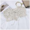 Vintage Shawl O-Neck Doll Fake Collar Shirt Women Hollow Crochet Lace False Collar Detachable Woman Half Shirt Faux  Col