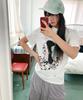 HUG YOUR SKIN X Lucy Loose Tee (White)