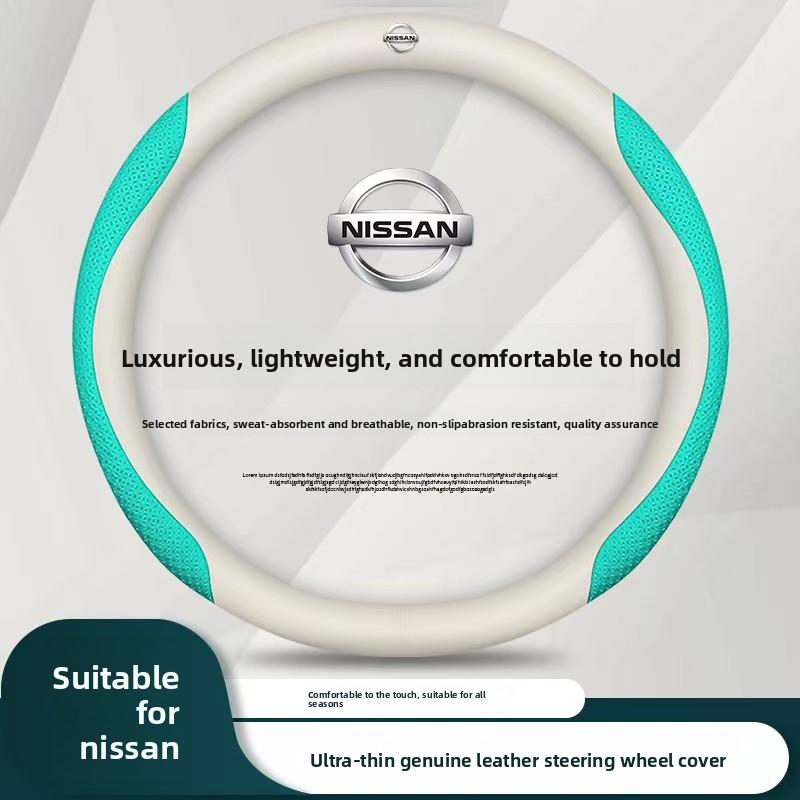 Yxkpz10 Für Nissan Lenkradabdeckung Xuan Yi Qi Jun Xiao Ke Tian Lai Qi Da Lan Niao Lou Lan Jin Ke Sunshine echtes Leder Cover